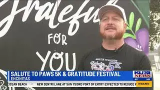 KUSI highlights the Shelter to Soldier Salute to Paws 5k & Gratitude Festival for Dogs