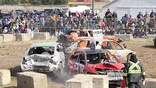 Brigden Demolition Derby 2022 Mini Heat 2