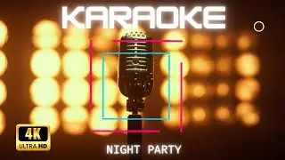 Karaoke Background - Singing Karaoke TV Wallpaper - DJ Screen Visuals - 4k/HD - 1HR