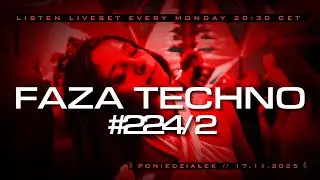 FAZA TECHNO #224 /Part 2/ Hard Techno, Peak Time & Rave | Live Mix
