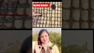 Winter mein garam rehne ka secret | Electric Heated Blanket 😍,#viralvideo ,#shorts