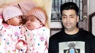 Karan Johar Visits His Surrogate Babies at the Hospital | Bollywood Buzz