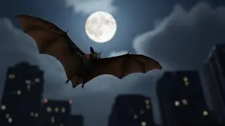 The Night Bat || Poems For Kids || Little Kids Poems