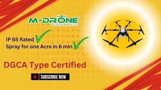 MD-10H+ Agricultural Spraying Drone is DGCA Type Certified | Smart Agricultural Spraying Drone