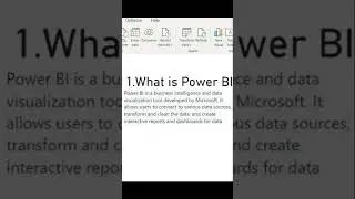 Power BI interview Questions