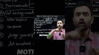 Don&rsquo;t Let Backlog Build Up | Stop Procrastination & Perfection Trap in JEE/NEET Prep