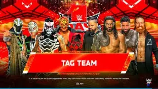 Penta, Dragon Lee, Rey Mysterio & Axiom Vs The OG Bloodline - Tag Team Match | WWE 2k25