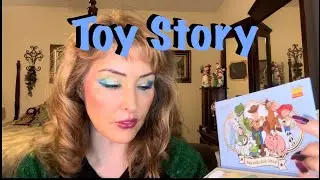Vlogmas Day 18 |12 Days of Movie Glam Day 9|Toy Story Palette Glam | Blue+Green & Purple+Brown Looks