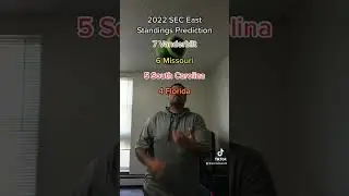 2022 SEC East Standings Prediction