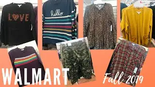Walmart Fall Arrivals Time and Tru Shop with Me 2019