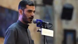 الشاعر محمد الحرزي؛ حفل ولادة الأقمار الشعبانية 🧡✨#الكويت #محمد_الحرزي