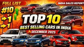 Top 10 Most Selling Cars in December 2026 🚗🔥 | India Sales Report