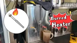 Kopitiam Stainless Steel Water Boiler Repair