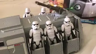 Star Wars Imperial troop transport toys review