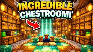 Building my New Chest Room in Hardcore Minecraft | Pt 2