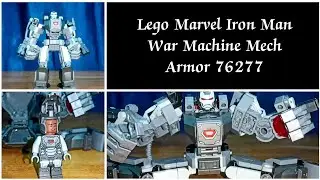 How to build Lego Marvel Iron Man War Machine Mech Armor 76277?