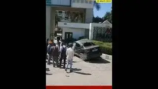 Lucknow IIM Road Highway par Kr Ladi Car || Lucknow News | #lucknowtimes  #rahulgandhinewstoday