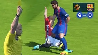 PES 17 Gimn&agrave;stic de Tarragona Vs FC Barcelona Full HD 1920fps