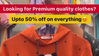 Upto 50% discount on everything😍 📍Layover Fashion.Subbarama Chetty Rd, Basavanagudi, Bengaluru