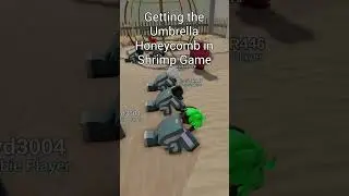 Getting The Umbrella Honeycomb In Shrimp Game #shrimpgame #umbrella #honeycomb