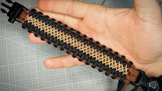 Paracord Bracelet Making MULTİTOOLS CLİPS STİTCHED TRİLOBİTE ( PART 3 ) - Paracord Bileklik Yapımı