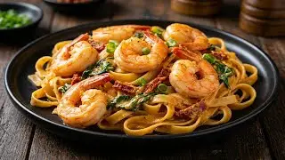 Garlic Shrimp Pasta - 30 Minute Dinner