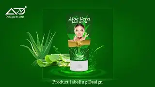 face wash | label design and print | in illustrator | in photoshop | coreldraw2022 | tutorial2022