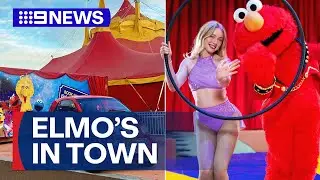 Elmo ventures into circus world for Melbourne shows | 9 News Australia