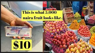 LETS GO FRUIT SHOPPING IN LAGOS NIGERIA || This is what 5,000 Naira Fruit look like