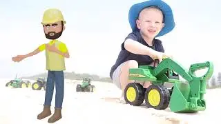 Big Digger Song for Kids - Children's Song about a digger _ Construction site songs Kids Music