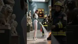 🤖She Fights Fire! Success or Fail?#airescuestories  #RobotFirefight #futureheromuch  #scifireality