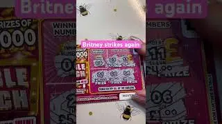 I&rsquo;m gonna change my name to Britney haha ty all #scratchcards #short #booboo #oops