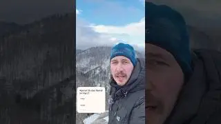 Fotografieren bei Sturm oberhalb des Ilsetals im Harz.