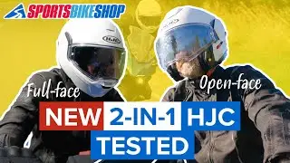 HJC i100 flip-up motorcycle helmet review - Sportsbikeshop
