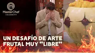 Mini prueba, beneficio y una sorpresa: así fue el desafío de arte frutal en Masterchef Celebrity