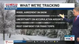 FIRST ALERT WEATHER DAYS for chance of snow this weekend and brutal cold
