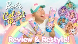 Barbie Color Reveal ☔⛅ Sunshine + Sprinkles! (2022) Review & Restyle!