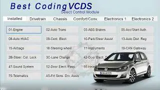 Best Coding VCDS Golf 7 / Activating Hidden Functions