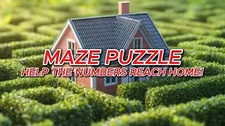 Maze Puzzle: Help Numbers Find Their Way Home Today! For Young Kids, Kindergarten, and Preschoolers