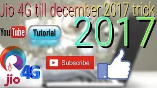 [Hindi] How to extend Jio 4G welcome offer till 31 december 2017 {With proof}