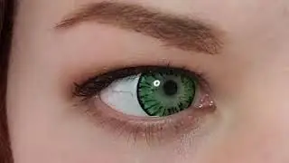 Color lenses E.O.S 223 green 14,8 mm! Кукольные цветные линзы