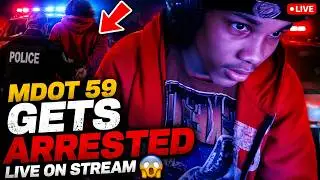 Mdot 59 Gets ARRESTED Live on Stream 😱