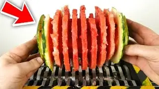 TRITURANDO UNA SANDIA y Otras Verduras !! - EL SHOW DE LA TRITURADORA ( EXPERIMENTAR EN CASA )
