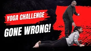 COUPLES YOGA CHALLENGE FAIL *HILARIOUS*