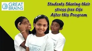 Students sharing their Stress free Life After this Program. Great Brains | Midbrain Activation.