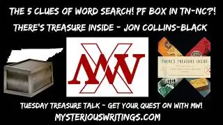 The 5 Clues in Word Search! PF Box in TN!? There's Treasure Inside #treasurehunt #smokymountains