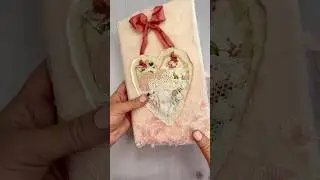 Full Junk Journal flip through on my YouTube! Shabby Chic Valentine&rsquo;s Day journal! #vintagejournal