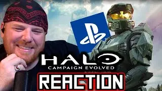 Krimson KB Reacts - Halo on PLAYSTATION?! - Halo Campaign Evolved Trailer