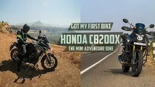 Hands on my first bike 🏍️ | Honda CB200x | first ride experience | Budget adventure bike !!