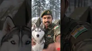 Snowfall Army Vlog ❄️ Selfie Style + Baadal Dog | Motivational Hindi Short Film